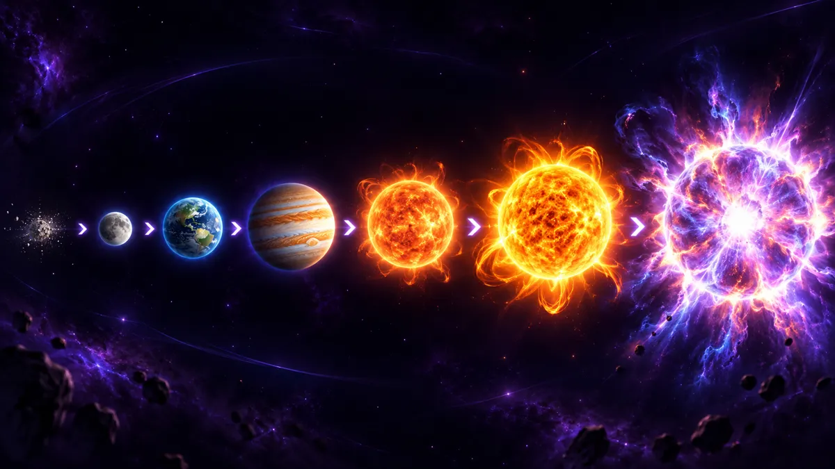 Cadeia Cosmos Merge do nível 0 Poeira ao 6 Nova